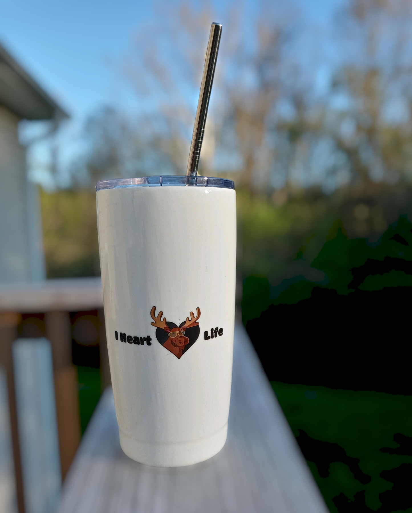 I Heart Moose Life Awareness Cup (Black)