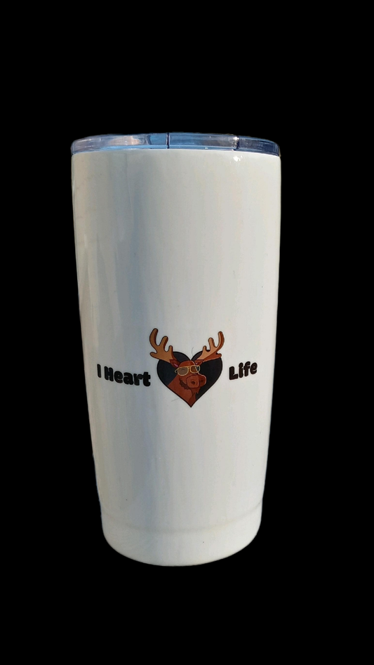 I Heart Moose Life Awareness Cup (Black)